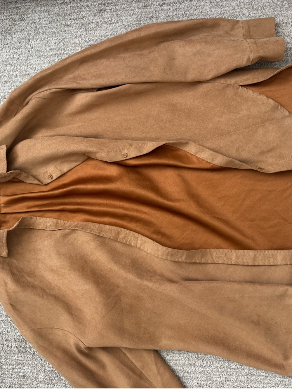 Banana Republic Camel Tan oversized shirt